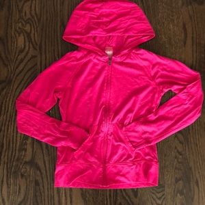 Athletic zip up sweat shirt